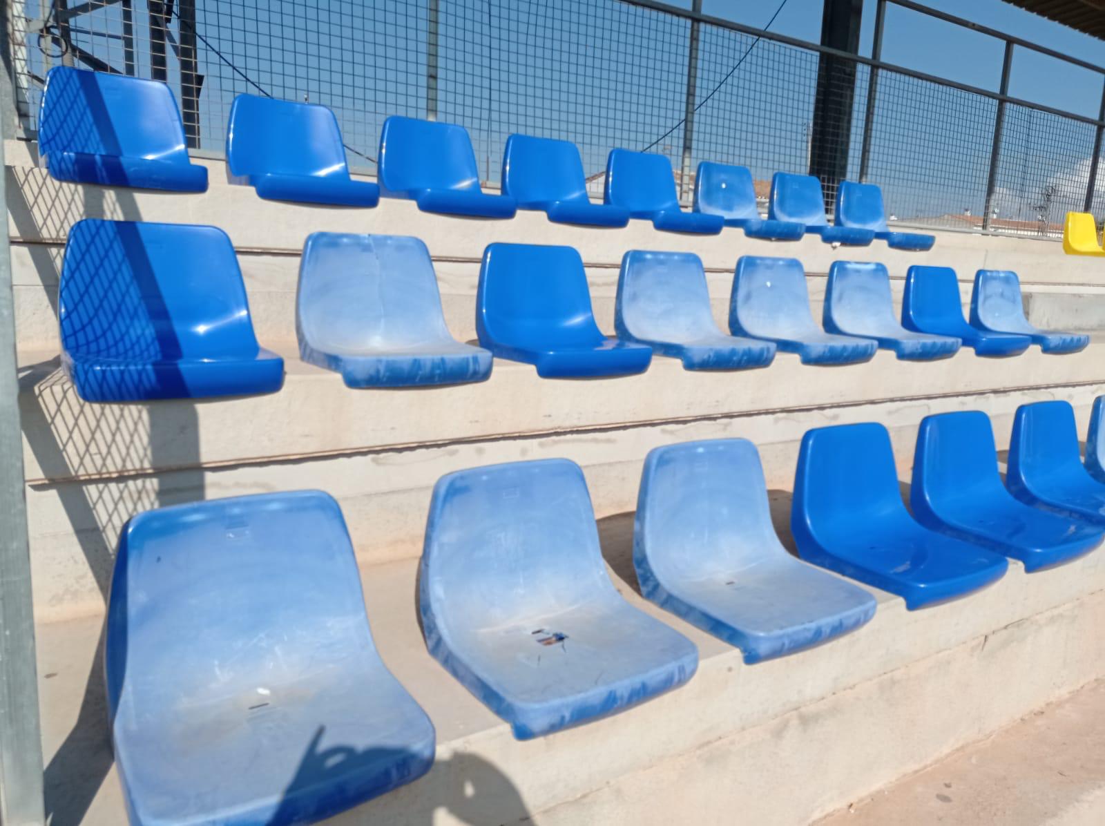 RESTAURACION Y RENOVACION DE ASIENTOS PARA GRADA DEPORTIVA