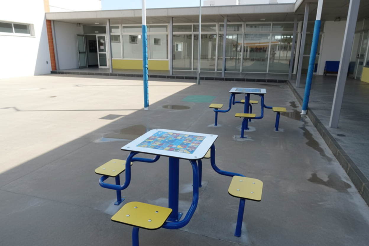 Cómo equipar un patio de un centro educativo con presupuesto limitado