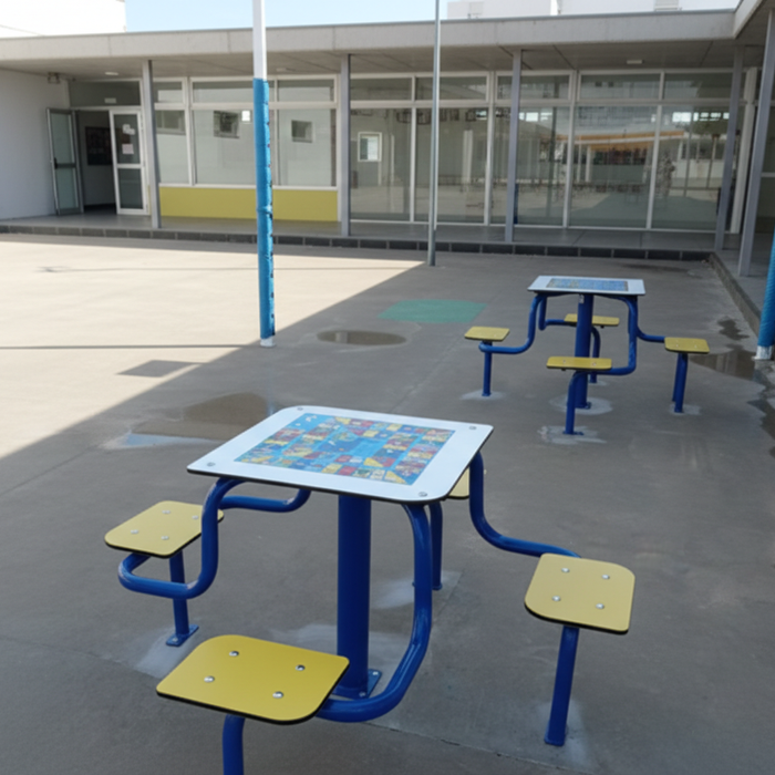 Cómo equipar un patio de un centro educativo con presupuesto limitado