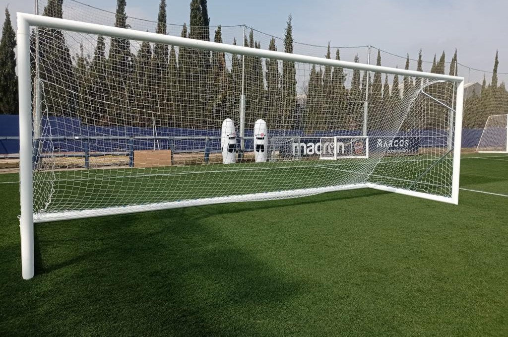 PORTERIAS DE FÚTBOL 11 TRASLADABLES DE ALUMINIO