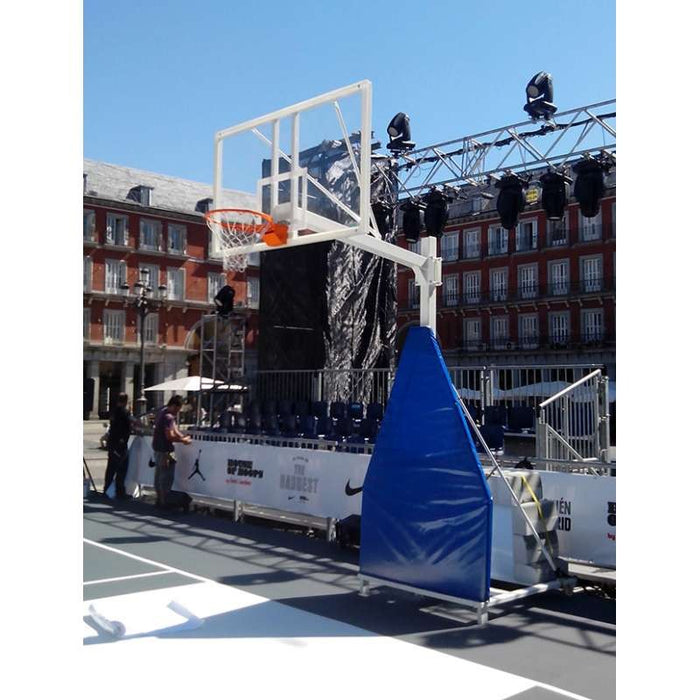 JUEGO PROTECTORES PARA CANASTAS BALONCESTO FORMA TRIANGULAR