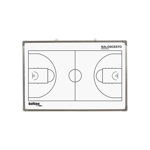 PIZARRA MAGNÉTICA CERCO DE ALUMINIO 45 X 60 CM BALONCESTO