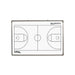 PIZARRA MAGNÉTICA CERCO DE ALUMINIO 45 X 60 CM BALONCESTO