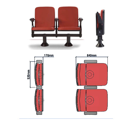 ASIENTOS MONOBLOC SIN RESPALDO