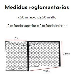 REDES DE FÚTBOL A11 5MM POLIPROPILENO CAJÓN (DIFERENTES COLORES)