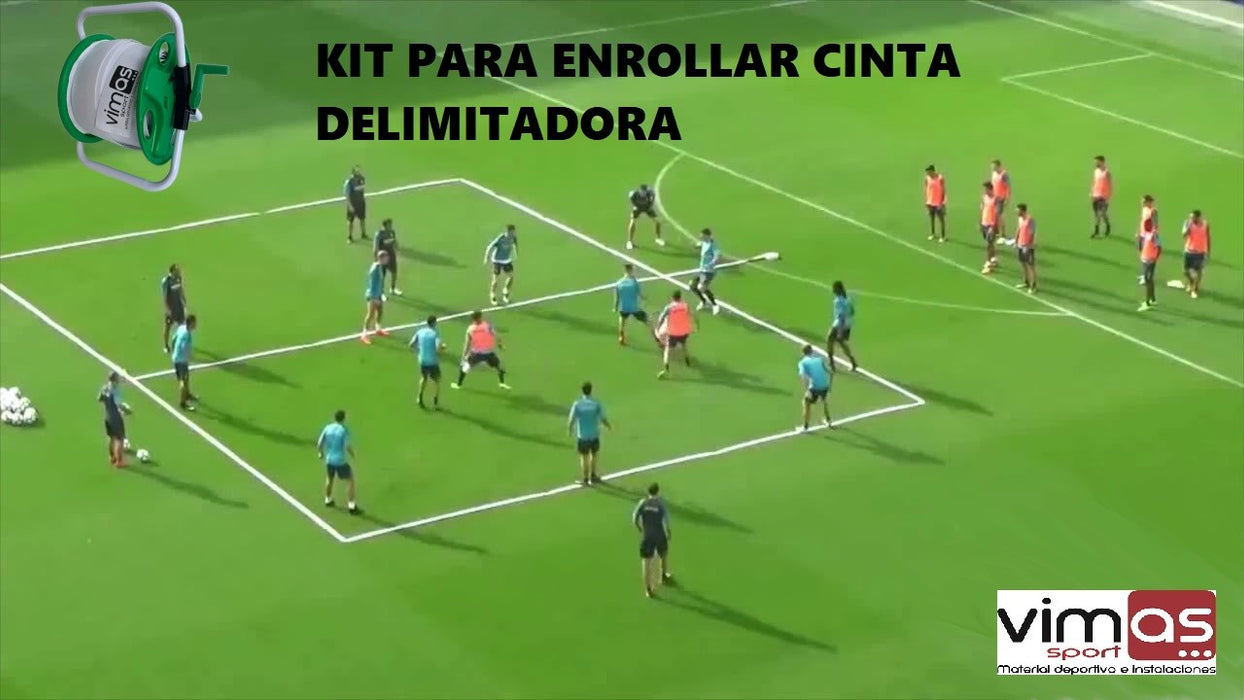 KIT CARRO + CINTA DE DELIMITACIÓN CÉSPED 75 m