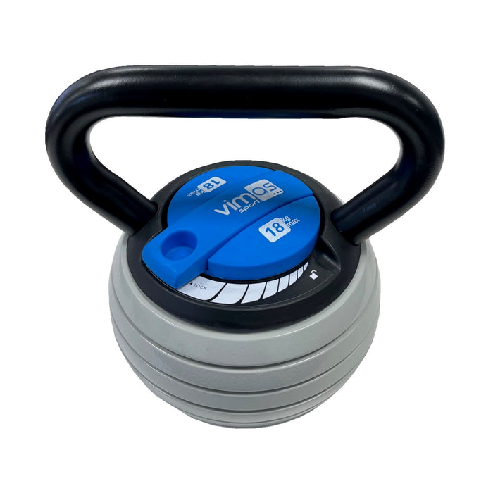 KETTLEBELL AJUSTABLE DE 3,5 A 18 Kg.