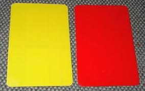 Tarjetas de Arbitro (Set Roja + Amarilla)