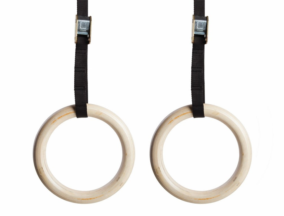 GYM RINGS MADERA