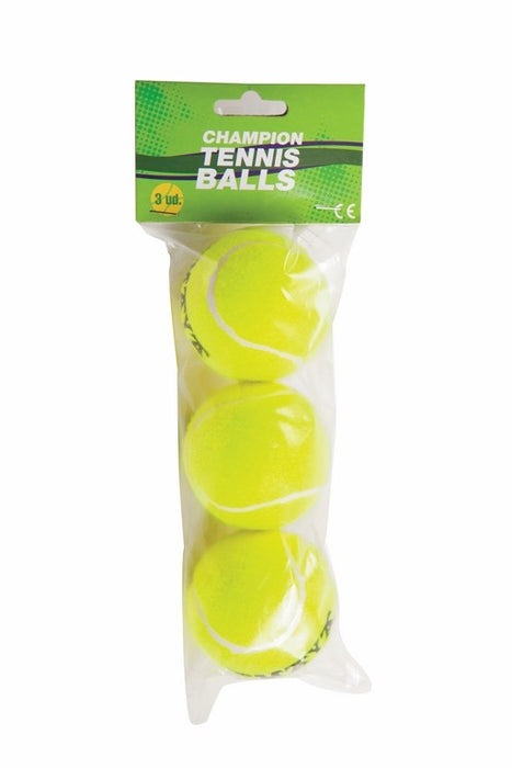 PELOTA DE TENIS CHAMPION (bolsa 3/u)""