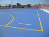 Pista polideportiva de resina sintética