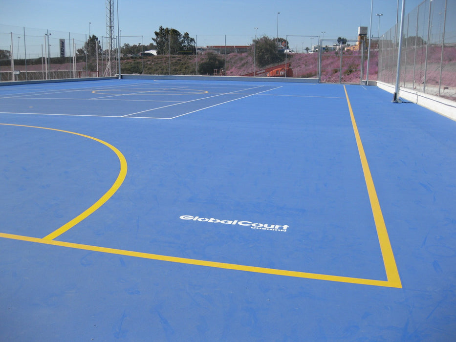 Pista polideportiva de resina sintética