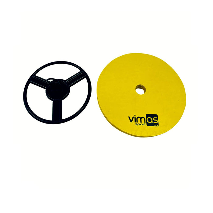 CÍRCULOS DE CAUCHO (SET 10 UDS) AMARILLO Ø 20 cm