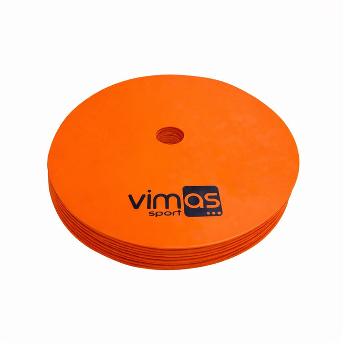 CÍRCULOS DE CAUCHO (SET 10 UDS) NARANJA Ø 20 cm