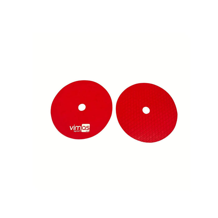 CÍRCULOS DE CAUCHO (SET 10 UDS) ROJO Ø 20 cm