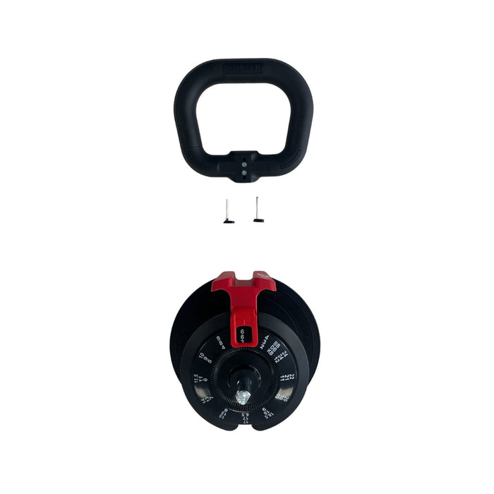 KIT MULTIFUNCION AJUSTABLE 3 EN 1 BARRA MANCUERNA Y KETTLEBELL 24KG