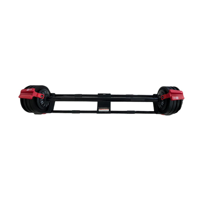KIT MULTIFUNCION AJUSTABLE 3 EN 1 BARRA MANCUERNA Y KETTLEBELL 24KG