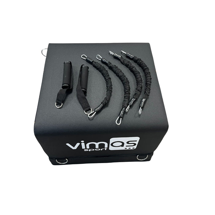 VIMAS POWER BOX: PLYO BOX HIP THRUST CON BANDAS DE RESISTENCIA