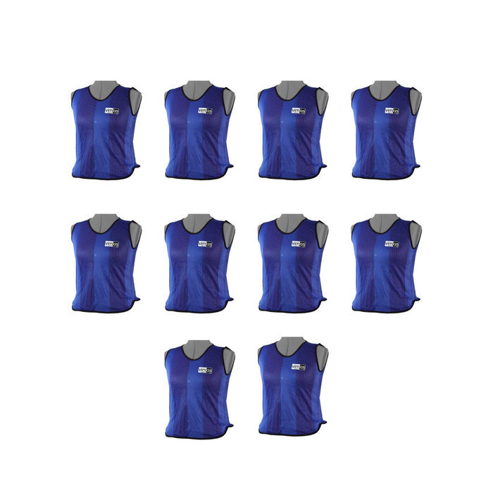 Peto Competición Azul pack de 10 unidades