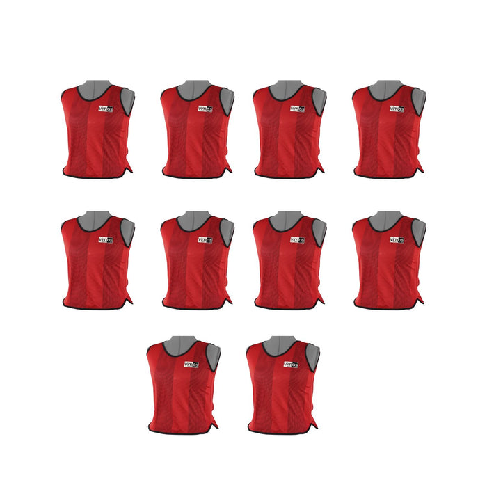 Peto Competición Rojo pack 10 unidades